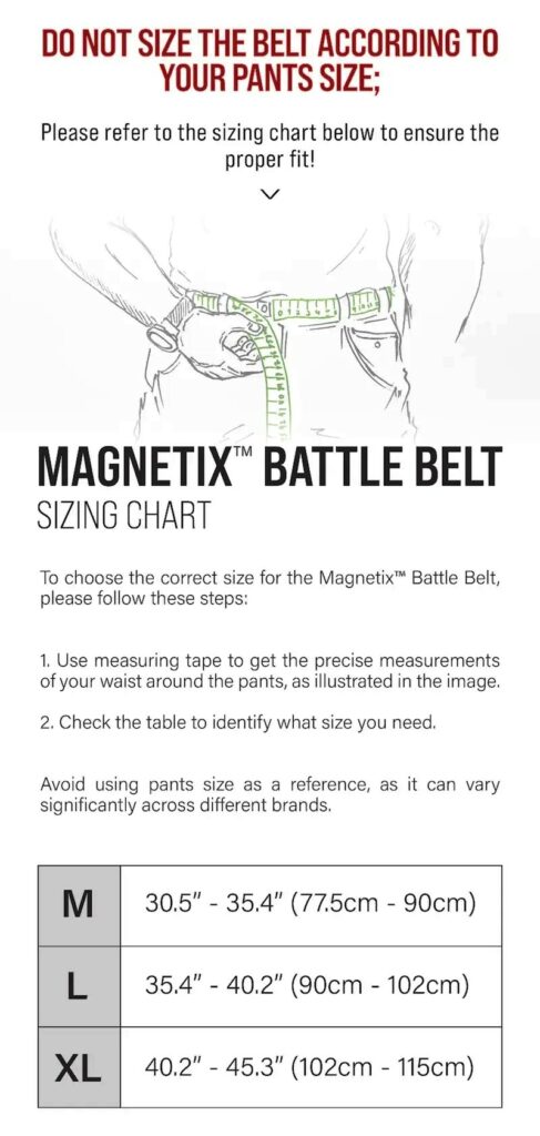 agilite magnetix battle belt ranger green (8128rng)